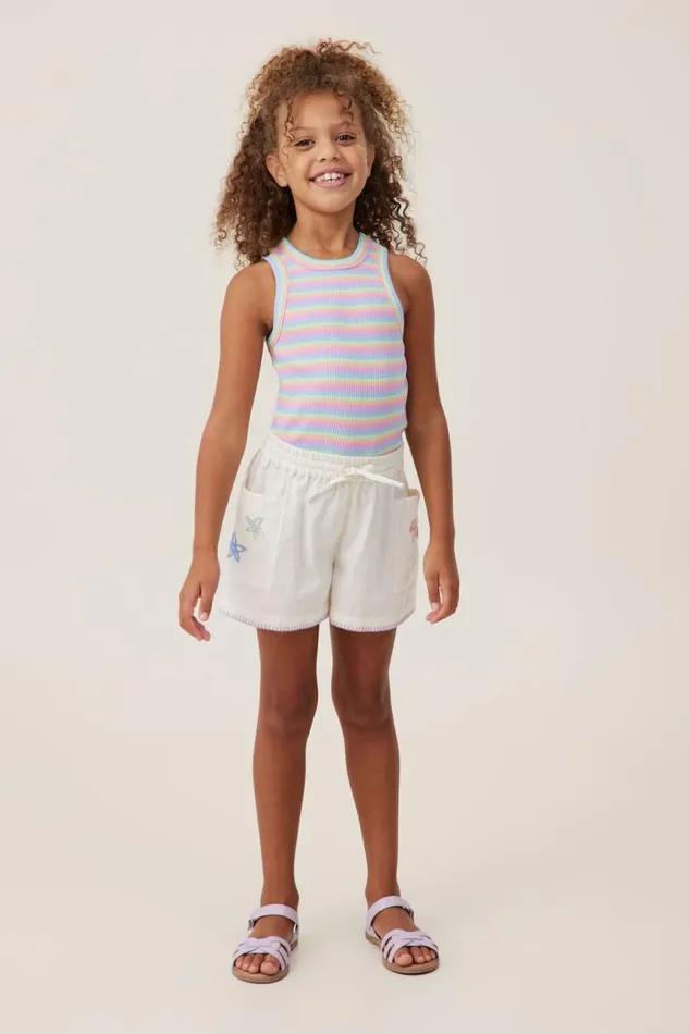 Kai Short Vanillasummer Embroidery Girls Cotton On Shorts Skirts and Playsuits Kai Short Vanillasummer Embroidery Girls Cotton On Shorts Skirts and Playsuits