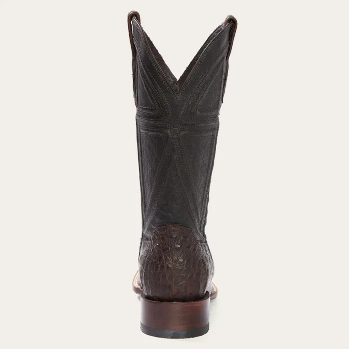 Kaycee Brown Caiman Belly Cowboy Boot Brown Men Stetson Exotics