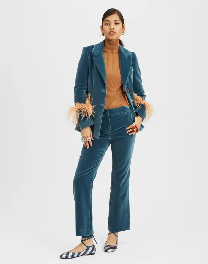Keaton Jacket Light Blue Women La Double J Outerwear Keaton Jacket Light Blue Women La Double J Outerwear