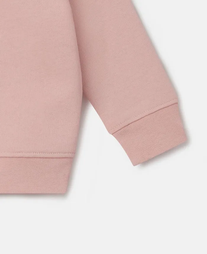 Kids Baby Girls Stella McCartney Sunshine Bumblebee Sweatshirt Pink