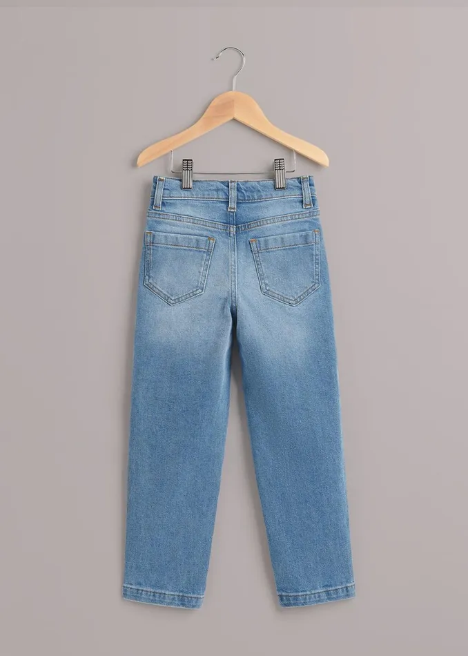 Kids Bottoms Whistles Light Wash Stretch Barrel Leg Jean