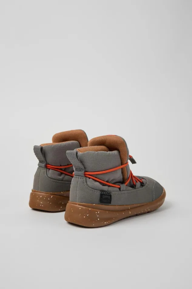 Kids Camper Boots Ergo Grey Textile Ankle Boots For Kids Kids Camper Boots Ergo Grey Textile Ankle Boots For Kids