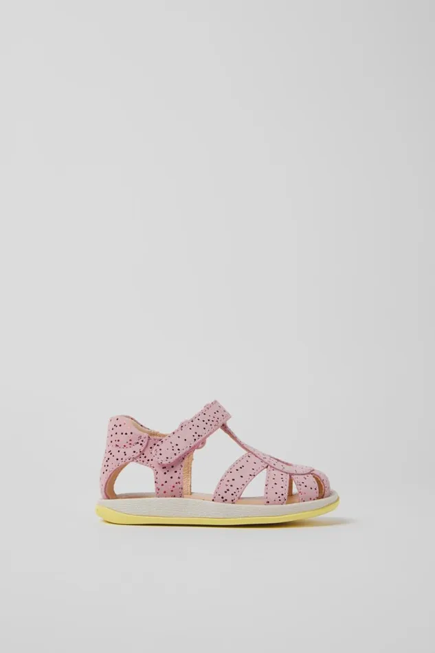 Kids Camper Sandals Bicho Pink Nubuck Sandals For Kids Kids Camper Sandals Bicho Pink Nubuck Sandals For Kids