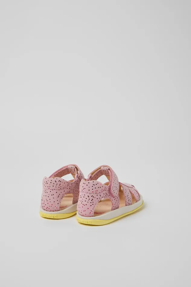 Kids Camper Sandals Bicho Pink Nubuck Sandals For Kids Kids Camper Sandals Bicho Pink Nubuck Sandals For Kids