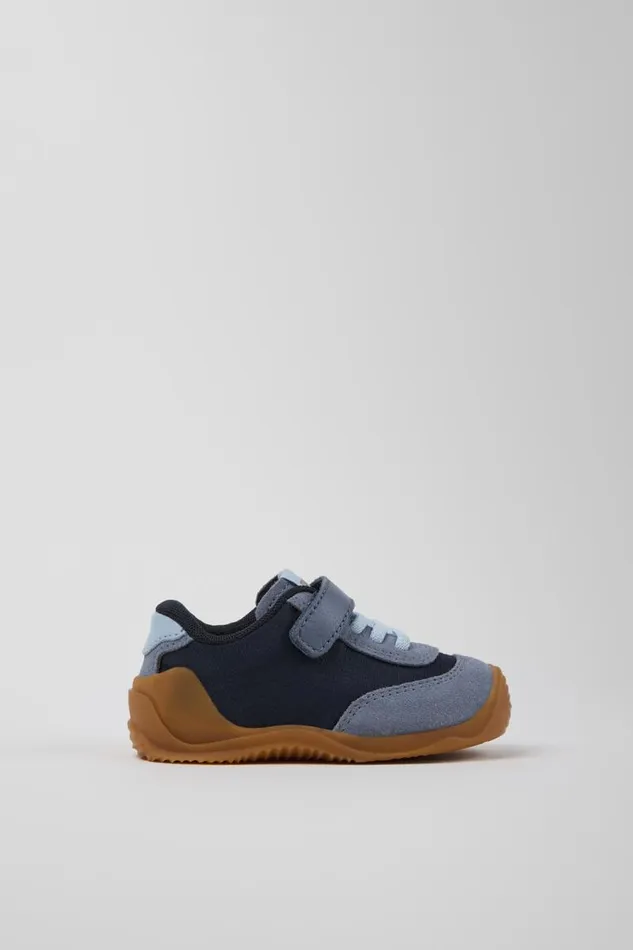 Kids Camper Sneakers Dadda Blue Textile And Nubuck Sneakers For Kids Kids Camper Sneakers Dadda Blue Textile And Nubuck Sneakers For Kids