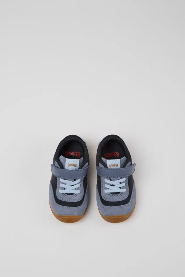 Kids Camper Sneakers Dadda Blue Textile And Nubuck Sneakers For Kids Kids Camper Sneakers Dadda Blue Textile And Nubuck Sneakers For Kids