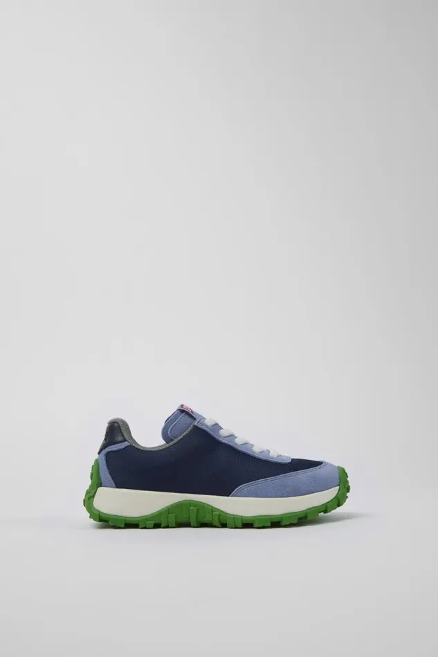 Kids Camper Sneakers Drift Trail Blue TextileNubuck Sneaker