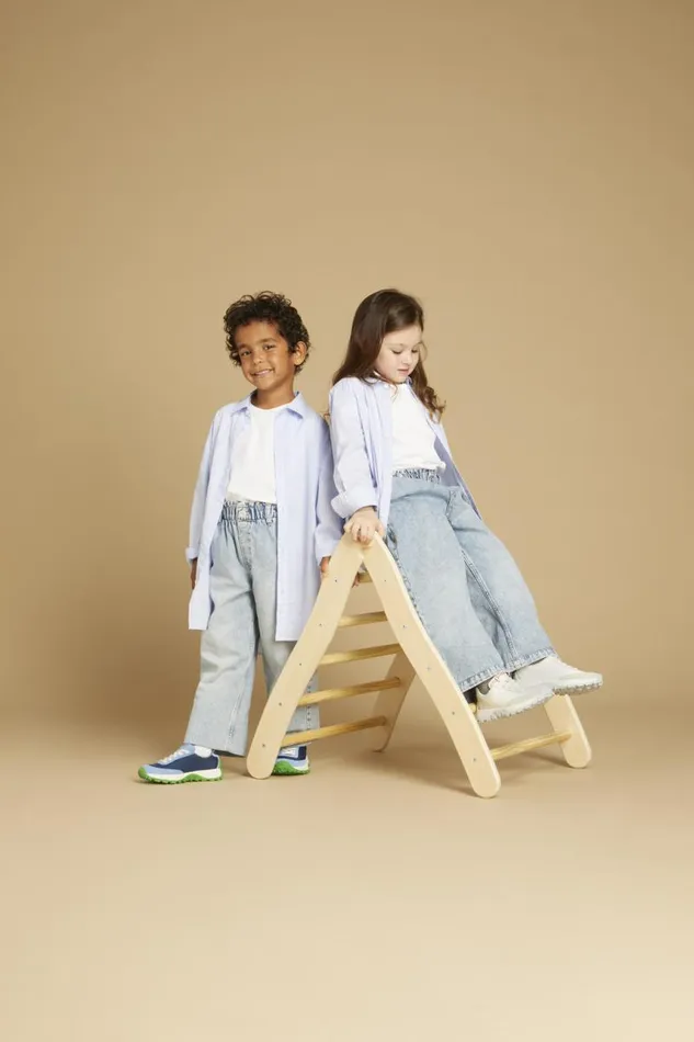 Kids Camper Sneakers Drift Trail Blue TextileNubuck Sneaker Kids Camper Sneakers Drift Trail Blue TextileNubuck Sneaker