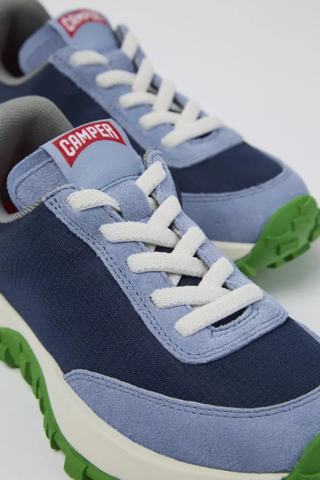 Kids Camper Sneakers Drift Trail Blue TextileNubuck Sneaker Kids Camper Sneakers Drift Trail Blue TextileNubuck Sneaker