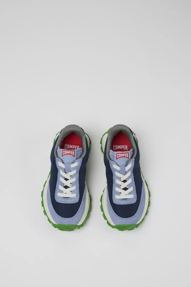 Kids Camper Sneakers Drift Trail Blue TextileNubuck Sneaker Kids Camper Sneakers Drift Trail Blue TextileNubuck Sneaker