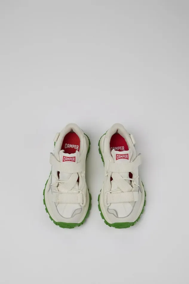 Kids Camper Sneakers Drift Trail White TextileLeather Sneaker Kids Camper Sneakers Drift Trail White TextileLeather Sneaker