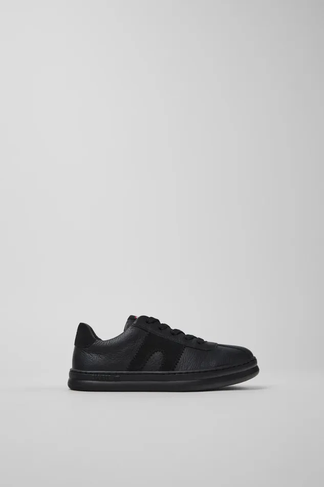 Kids Camper Sneakers Runner Black Leather And Nubuck Sneakers For Kids Kids Camper Sneakers Runner Black Leather And Nubuck Sneakers For Kids