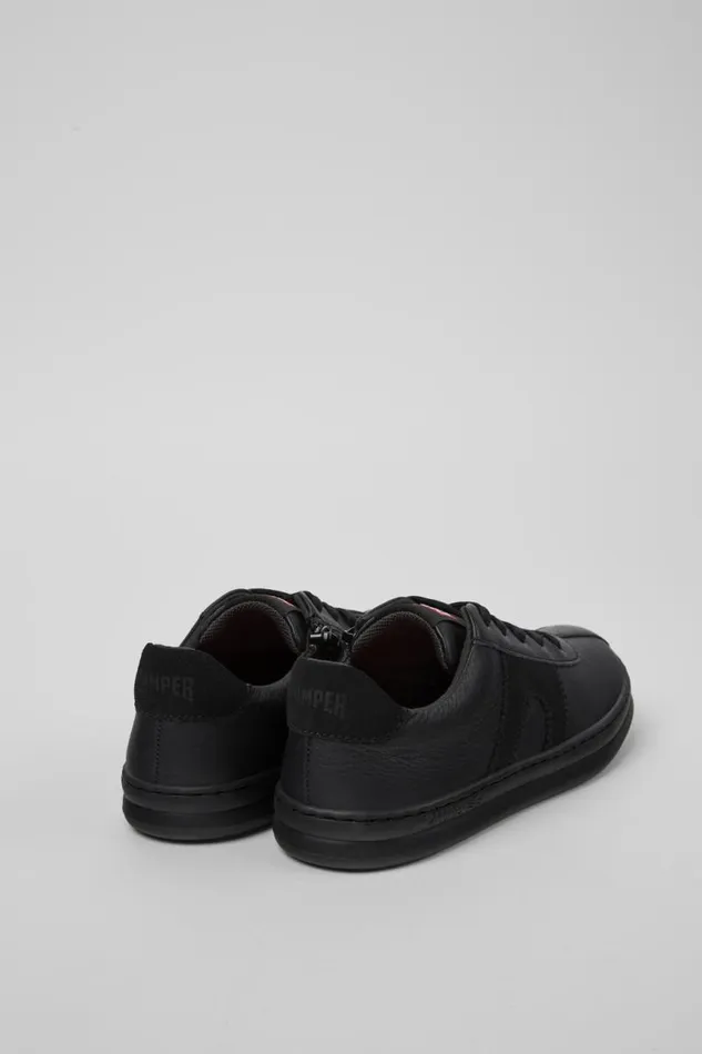 Kids Camper Sneakers Runner Black Leather And Nubuck Sneakers For Kids Kids Camper Sneakers Runner Black Leather And Nubuck Sneakers For Kids