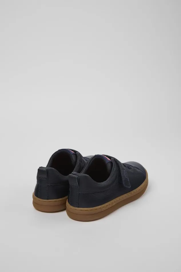 Kids Camper Sneakers Runner Blue Leather And Textile Sneakers For Kids Kids Camper Sneakers Runner Blue Leather And Textile Sneakers For Kids