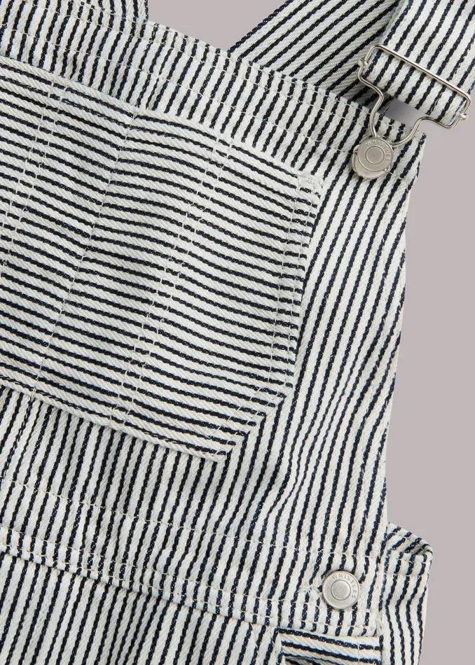 Kids Dresses and Jumpsuits Whistles Multicolour Nico Stripe Dungaree