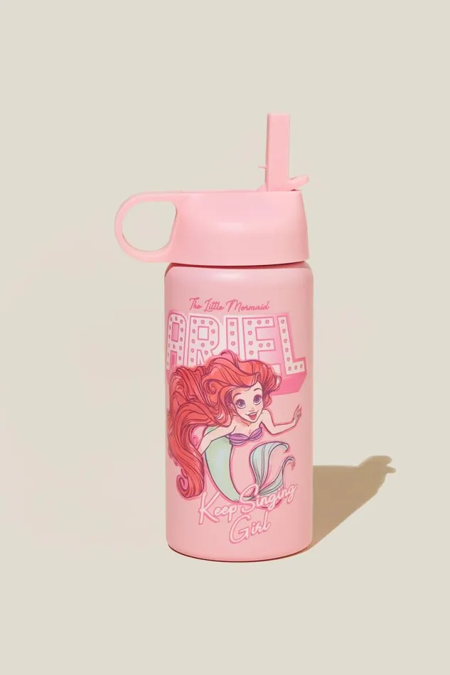 Kids Metal Drink Bottle Lcn Dis Arielcali Pink GirlsBoys Cotton On Drink Bottles Kids Metal Drink Bottle Lcn Dis Arielcali Pink GirlsBoys Cotton On Drink Bottles