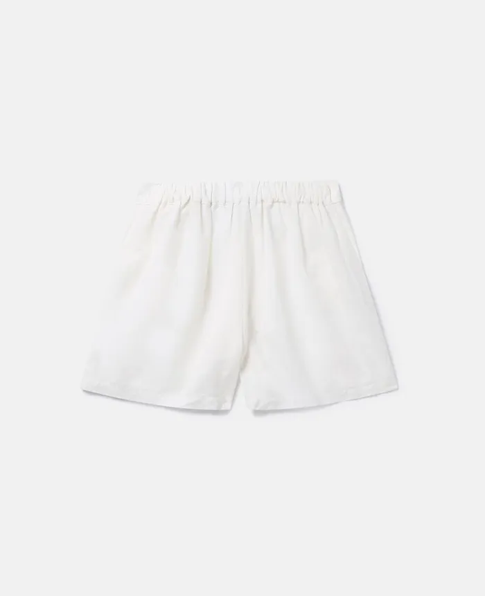 Kids Pants and Shorts Stella McCartney Floral Broderie Anglaise Shorts Ivory