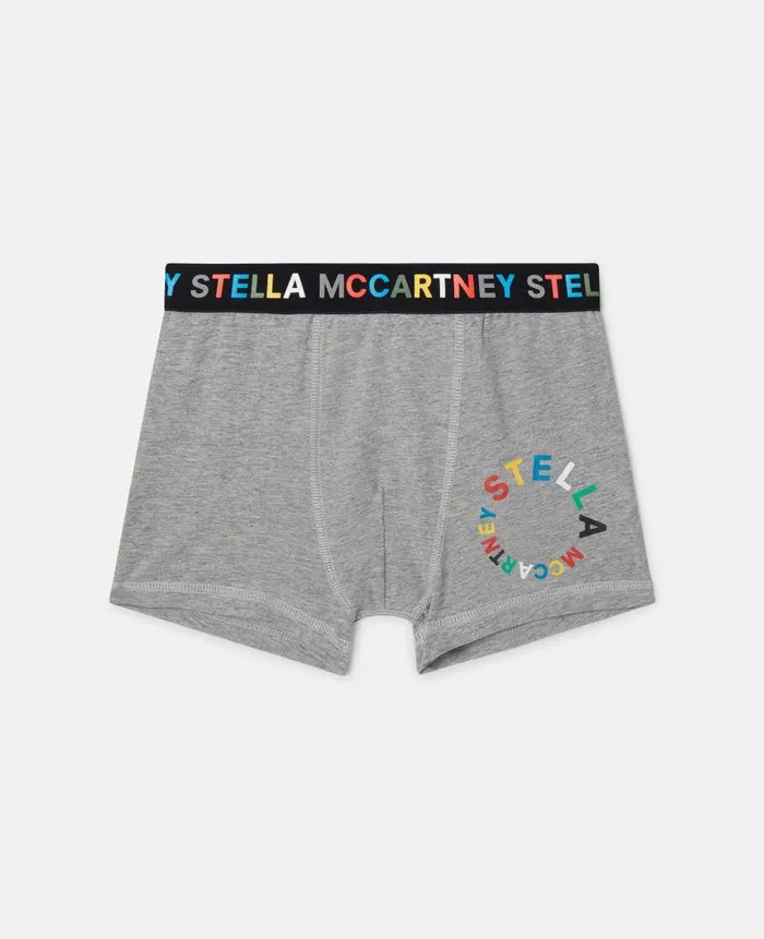 Kids Shoes And Accessories Stella McCartney 2 Pack Of Logo Boxers Multicolour