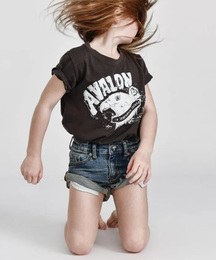 KIDS SUPERSTAR BANDITS DENIM SHORT Kids One Teaspoon Kids