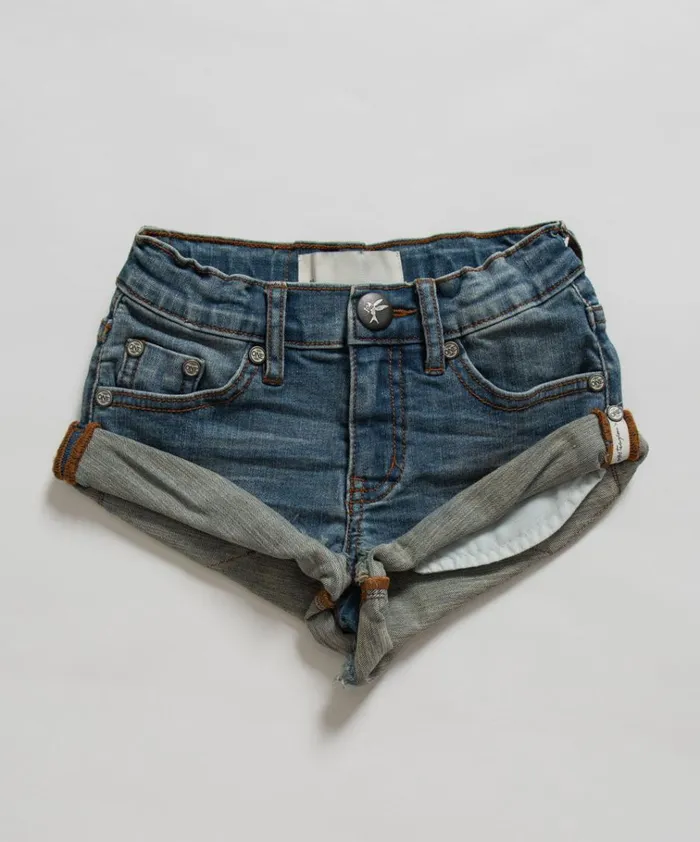 KIDS SUPERSTAR BANDITS DENIM SHORT Kids One Teaspoon Kids KIDS SUPERSTAR BANDITS DENIM SHORT Kids One Teaspoon Kids