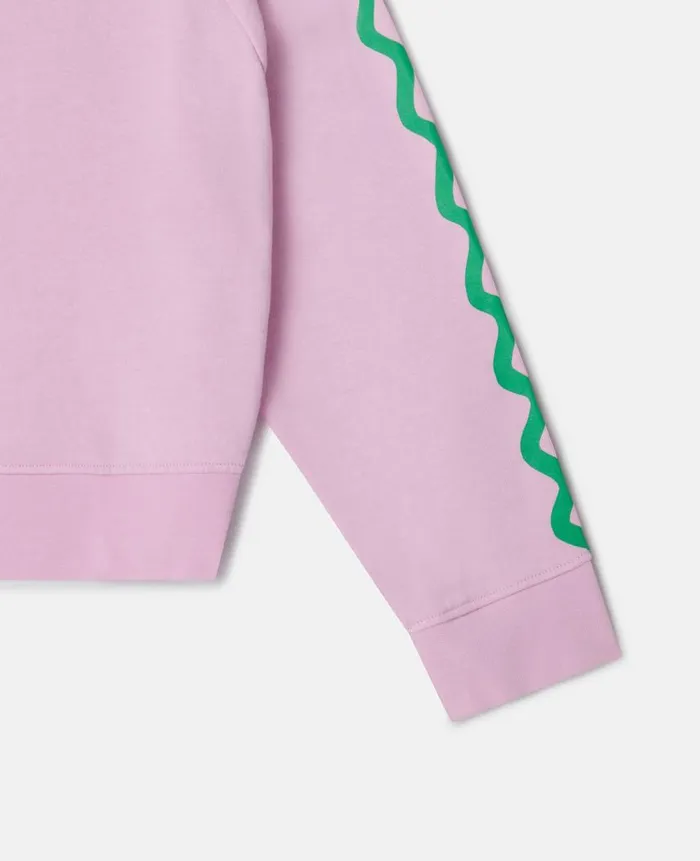 Kids Sweaters and Cardigans Stella McCartney Logo Sunshine Sweatshirt Pink