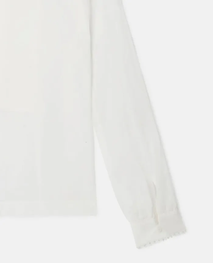 Kids TShirts And Tops Stella McCartney Pleated Tuxedo Shirt White