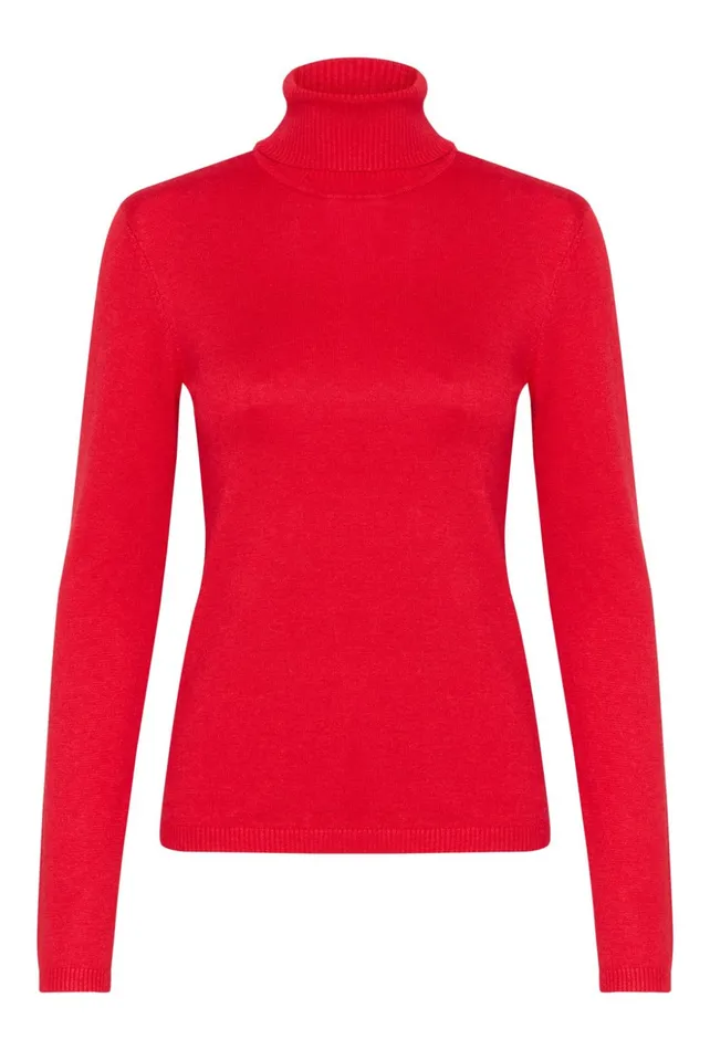 Knitwear and Cardigans Women CULTURE CUannemarie Pullover Chinese Red Melange