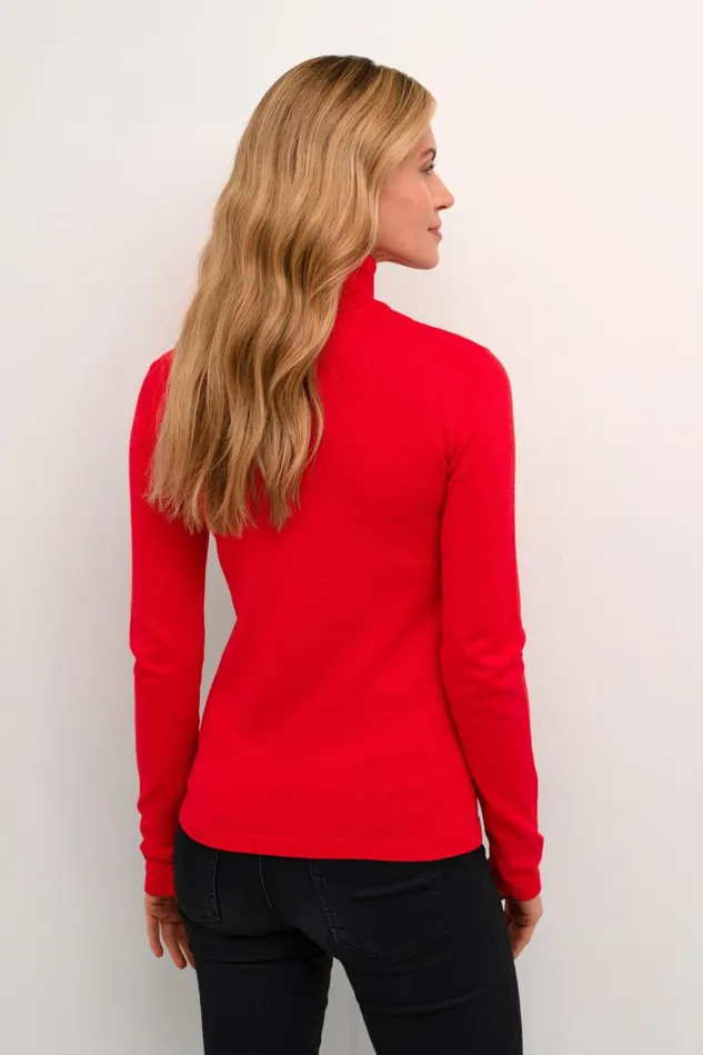Knitwear and Cardigans Women CULTURE CUannemarie Pullover Chinese Red Melange