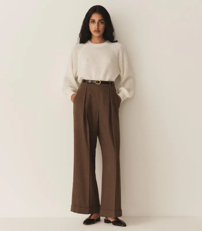 Knitwear Women DEN Marsena Sweater Ivory Knitwear Women DEN Marsena Sweater Ivory