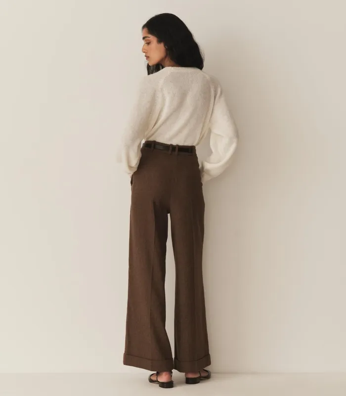 Knitwear Women DEN Marsena Sweater Ivory Knitwear Women DEN Marsena Sweater Ivory