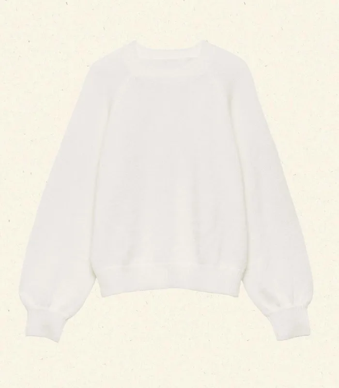 Knitwear Women DEN Marsena Sweater Ivory Knitwear Women DEN Marsena Sweater Ivory