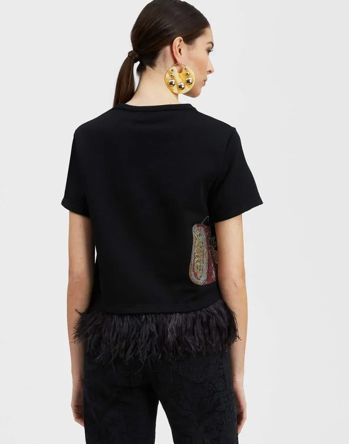 La Scala Tee Grenadilla Place Black Women La Double J Shirts and Tops La Scala Tee Grenadilla Place Black Women La Double J Shirts and Tops