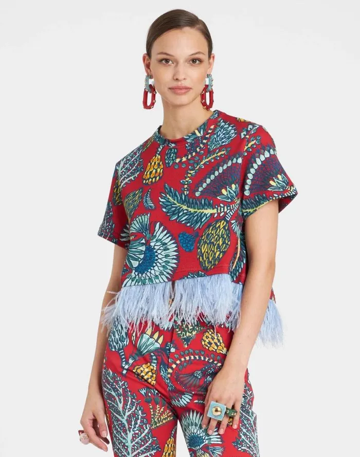 La Scala Tee Sicomore Red Women La Double J Shirts and Tops