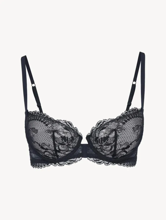 Lace Balconette Bra In Black Lingerie La Perla Balconette