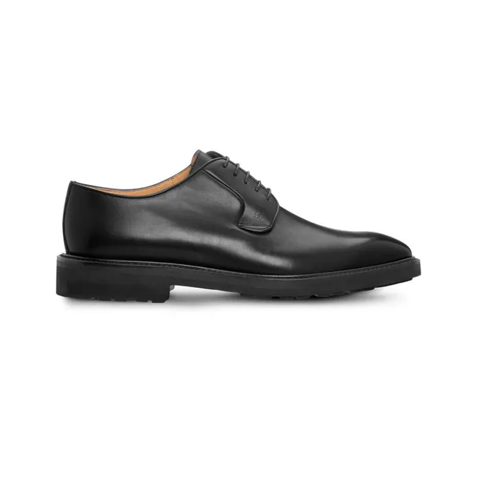 Lace Ups Men Moreschi Black Leather Derby