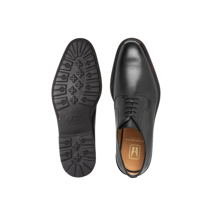 Lace Ups Men Moreschi Black Leather Derby