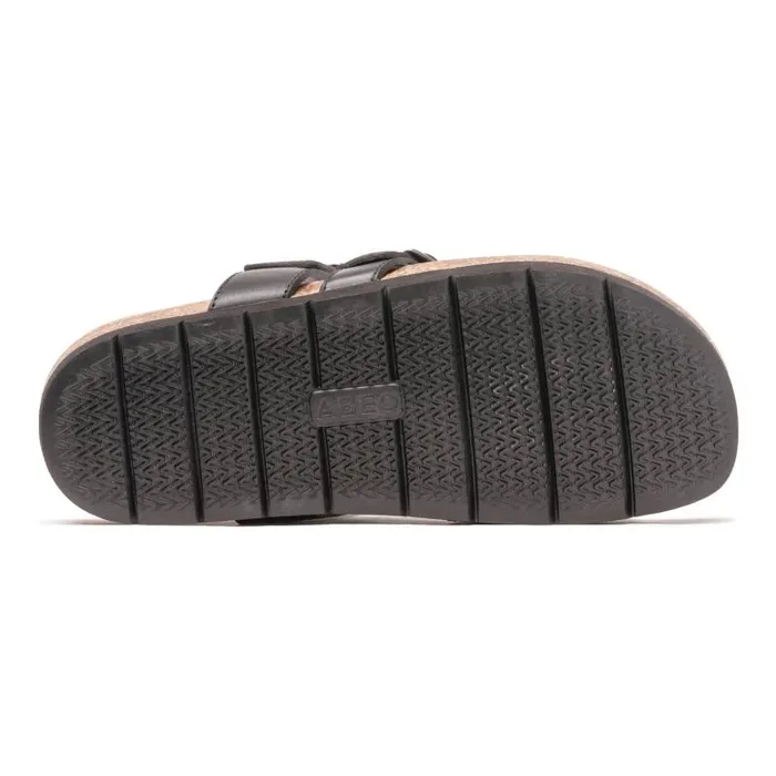 Lanai Thong Sandal Metatarsal Black Womens Abeo Sandals