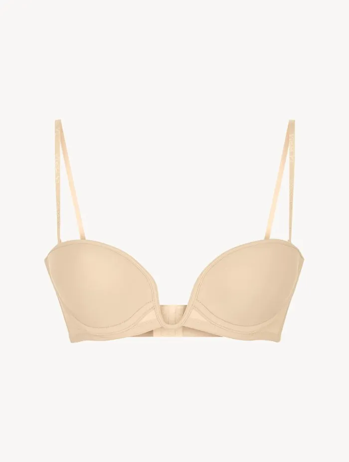 Lattecoloured Underwired Padded Bandeau Ubra Lingerie La Perla Bandeau