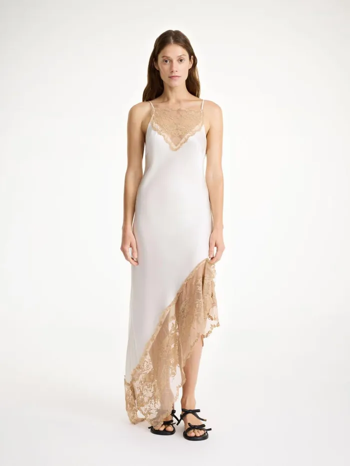 Laynee Maxi Dress Soft White Women By Malene Birger Dresses