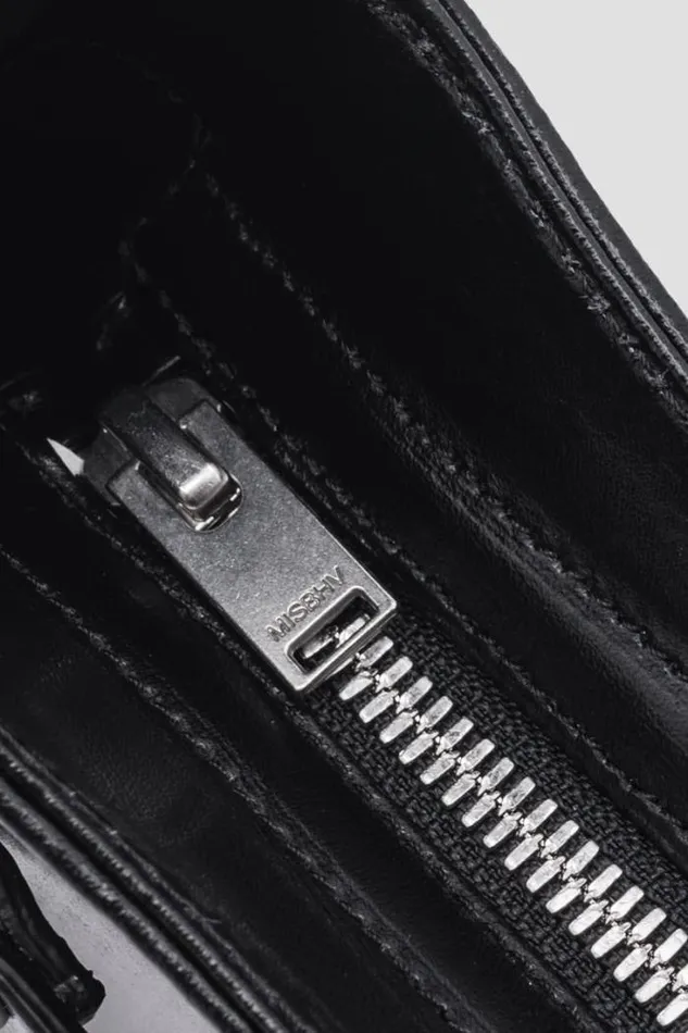 Leather Fetish Shoulder Bag Black Women MISBHV Bags