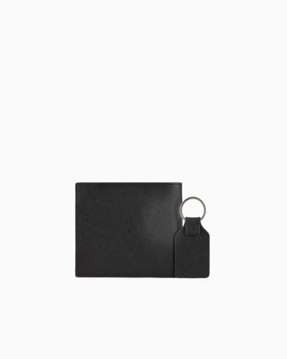 Leather Gift Set Black Men Armani Wallets And Small Leather Goods Leather Gift Set Black Men Armani Wallets And Small Leather Goods