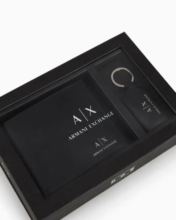 Leather Gift Set Black Men Armani Wallets And Small Leather Goods Leather Gift Set Black Men Armani Wallets And Small Leather Goods