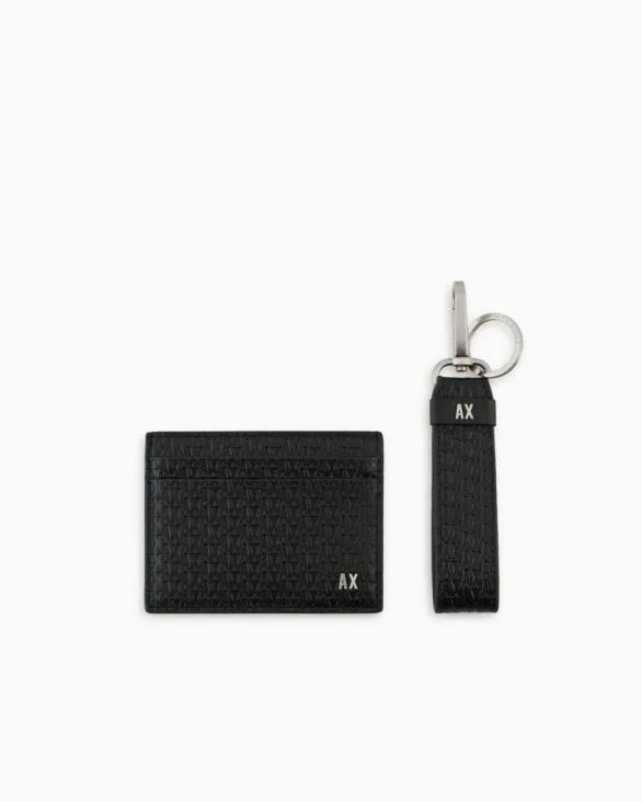 Leather Goods Sets Black Men Armani Wallets And Small Leather Goods