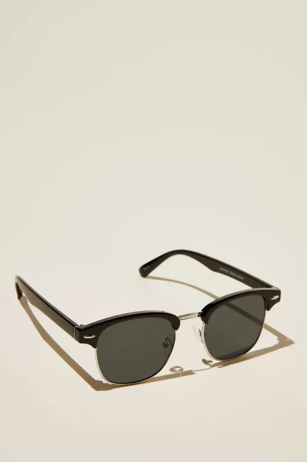 Leopold Sunglasses Black Silver Smoke Men Cotton On Sunglasses Leopold Sunglasses Black Silver Smoke Men Cotton On Sunglasses