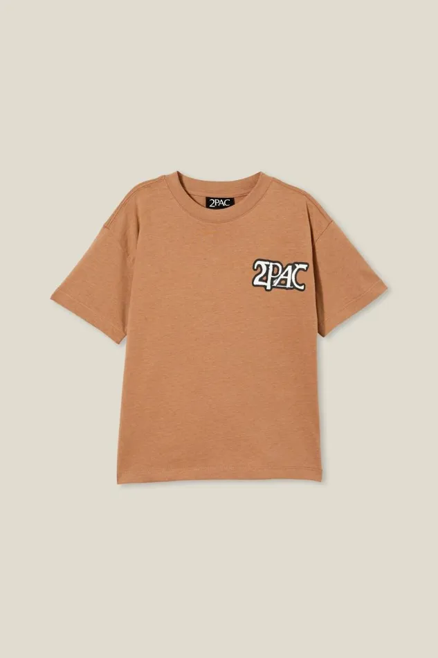 License Drop Shoulder Short Sleeve Tee Lcn Bra Taupy Browntupac Better Dayz Boys Cotton On Tops and TShirts License Drop Shoulder Short Sleeve Tee Lcn Bra Taupy Browntupac Better Dayz Boys Cotton On Tops and TShirts