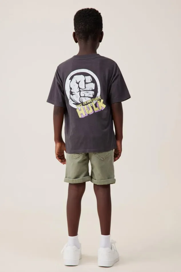 License Drop Shoulder Short Sleeve Tee Lcn Mar Phantomhulk Fist Increidible Boys Cotton On Tops and TShirts License Drop Shoulder Short Sleeve Tee Lcn Mar Phantomhulk Fist Increidible Boys Cotton On Tops and TShirts