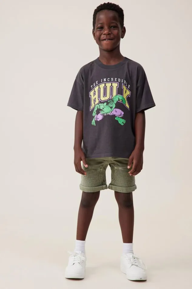 License Drop Shoulder Short Sleeve Tee Lcn Mar Phantomhulk Fist Increidible Boys Cotton On Tops and TShirts License Drop Shoulder Short Sleeve Tee Lcn Mar Phantomhulk Fist Increidible Boys Cotton On Tops and TShirts