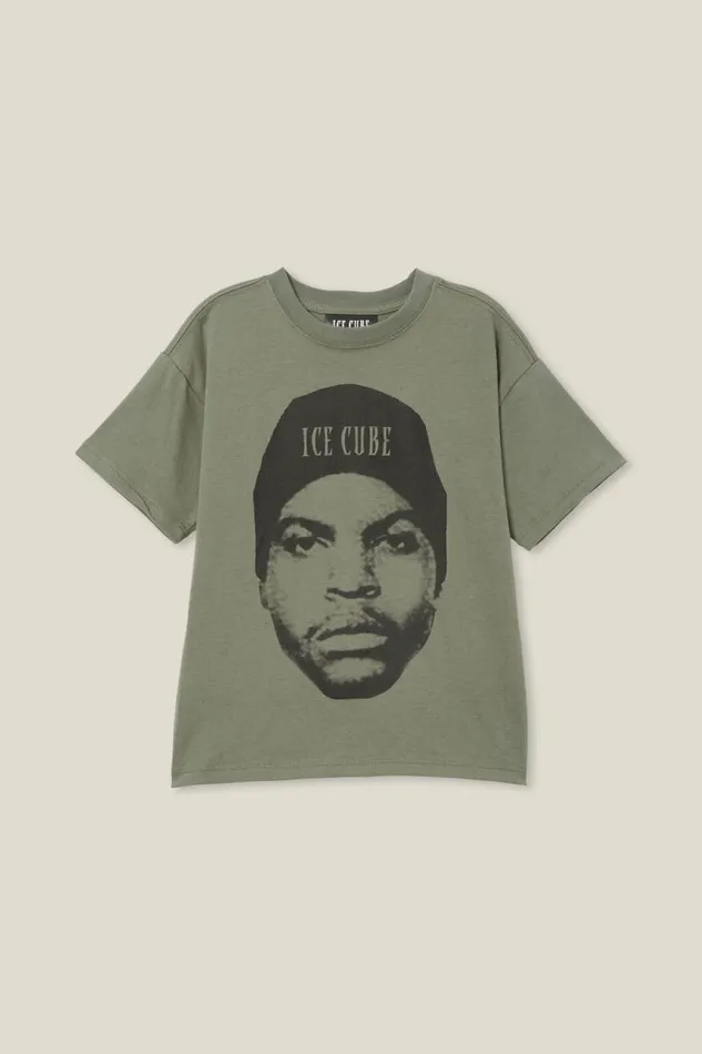 License Drop Shoulder Short Sleeve Tee Lcn Mt Swag Greenice Cube Face Boys Cotton On Tops and TShirts License Drop Shoulder Short Sleeve Tee Lcn Mt Swag Greenice Cube Face Boys Cotton On Tops and TShirts