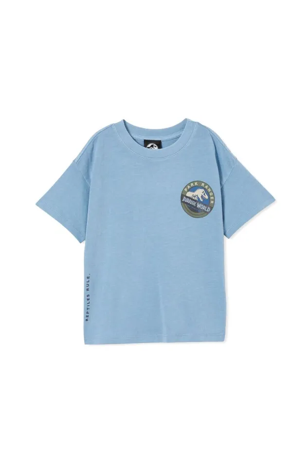 License Drop Shoulder Short Sleeve Tee Lcn Uni Dusty Bluejurassic Park Boys Cotton On Tops and TShirts License Drop Shoulder Short Sleeve Tee Lcn Uni Dusty Bluejurassic Park Boys Cotton On Tops and TShirts
