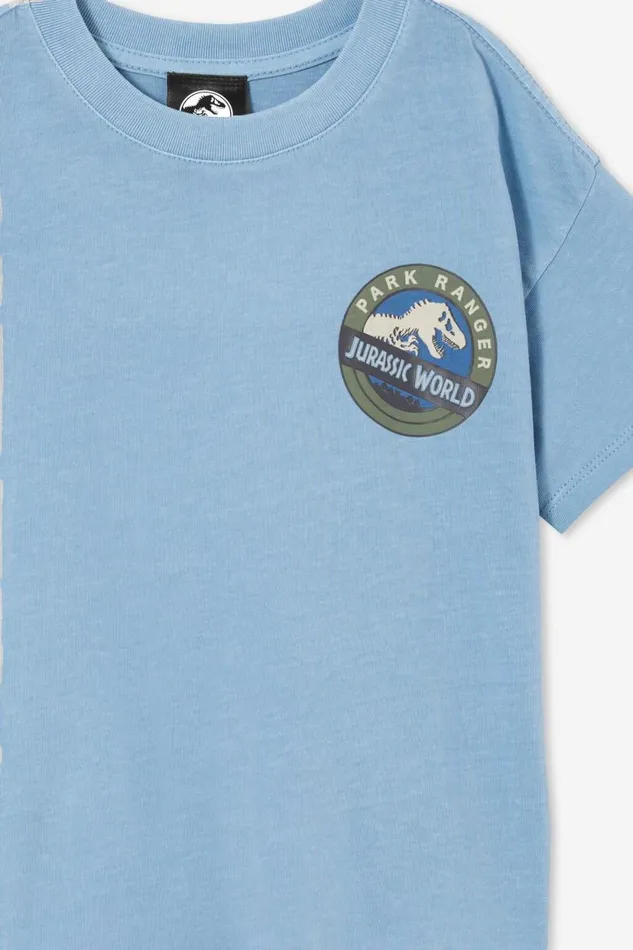 License Drop Shoulder Short Sleeve Tee Lcn Uni Dusty Bluejurassic Park Boys Cotton On Tops and TShirts License Drop Shoulder Short Sleeve Tee Lcn Uni Dusty Bluejurassic Park Boys Cotton On Tops and TShirts